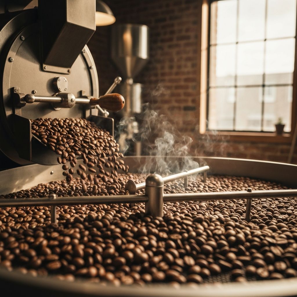 Artisanal coffee roasting